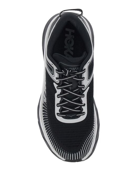 Sneaker 'M Bondi 7' Low Top Con Logo Sulla Linguetta E Design Tra di Hoka One One in White