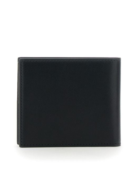 Amiri Black Bi-Fold Wallwt With Logo Lettering On The Front for men