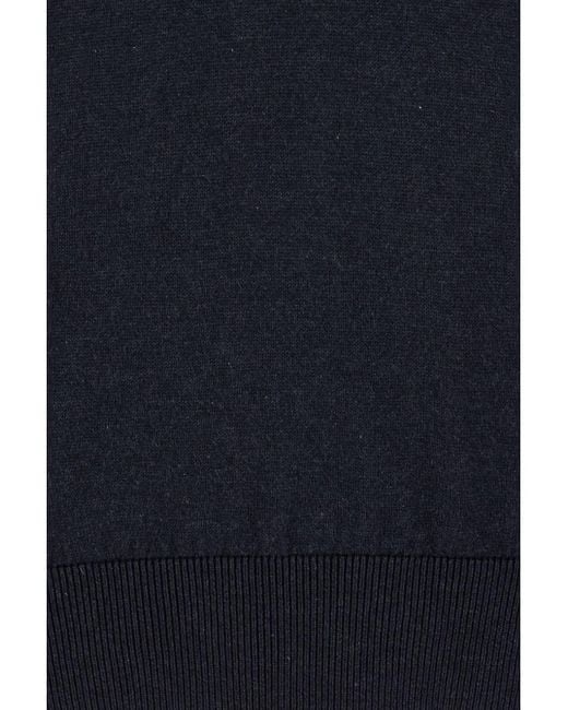 Tagliatore Blue Silk Polo Shirt for men