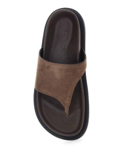 A.Emery Brown 'Imara' Sandals With Shaped Insole And Rubber Sole