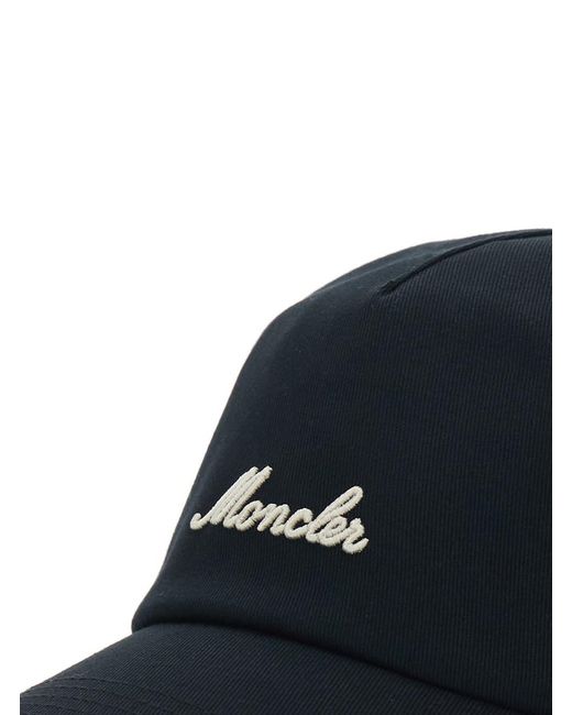 Cappellino Da Baseball Logo di Moncler in Blue da Uomo
