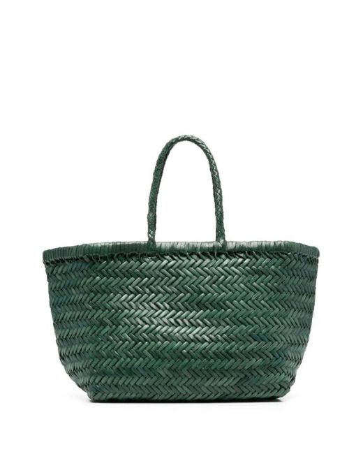 Dragon Diffusion Green Bamboo Triple Jump Small 3X Jump Design Basket 40X19X15 Cm