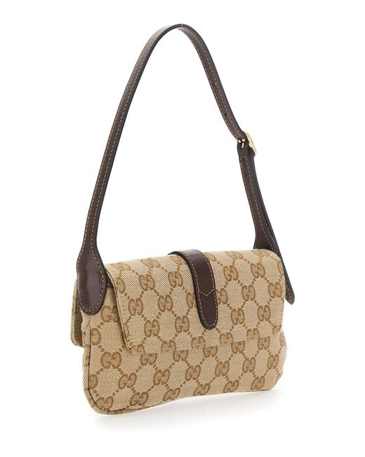 Gucci Metallic New Jackie Mini Bag Origanal Gg Raw