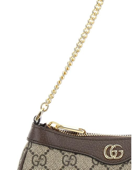 Gucci Brown Ophidia Canvas Mini Bag