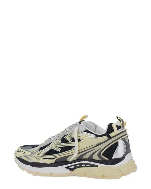 Off-White c/o Virgil Abloh Natural 'Ow Be Right' Low Sneakers With Zip-Tie for men