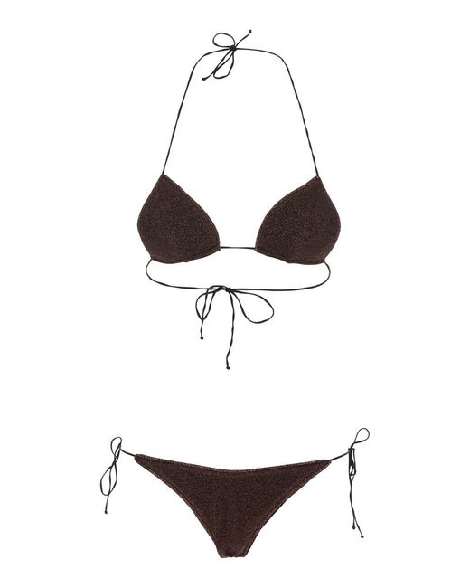 Oseree White Bikini Lumiere Tech Fabric