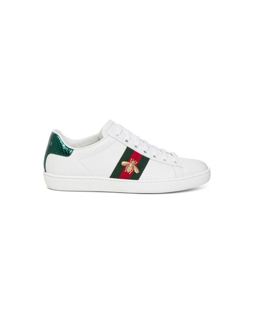 Sneaker Ace Uomo Con Ape, Taglia di Gucci in White da Uomo