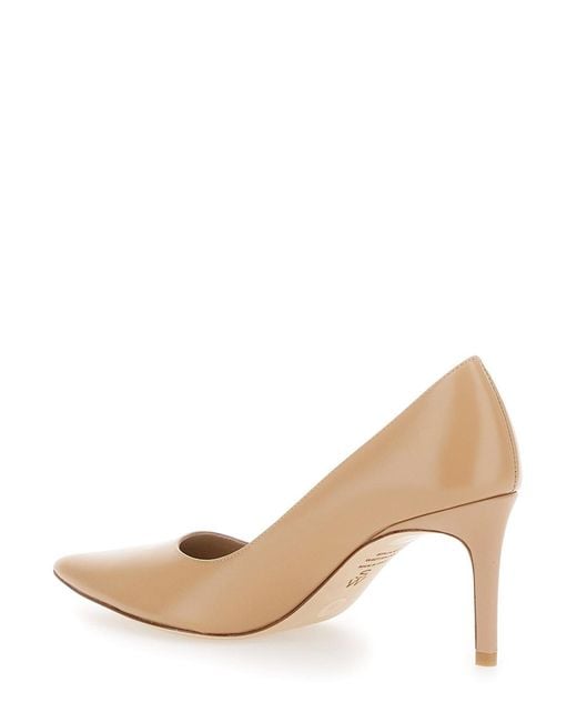 Stuart Weitzman Natural Leather Pumps