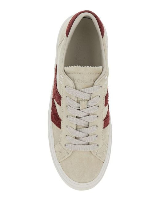 Moncler White Low Top Sneakers