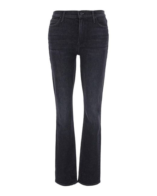Mother Blue The Mid Rise Dazzler Skimp Is A Mid-Rise Jeans With A G