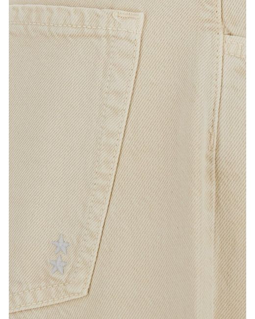 ICON DENIM Natural Jeans 'Pop' With V-Pockets And Contrast Details