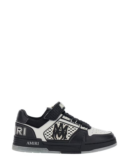Amiri Black Sneakers With Contrasting Pull-Tab. Leather Upper for men