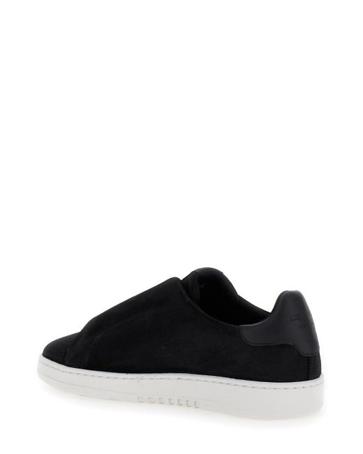 Axel Arigato Black 'Dice Laceless' Low Top Slip-On Sneakers for men