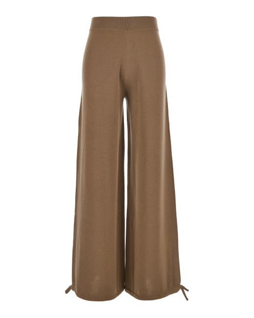 Max Mara Natural Relaxed Drawstring Pants
