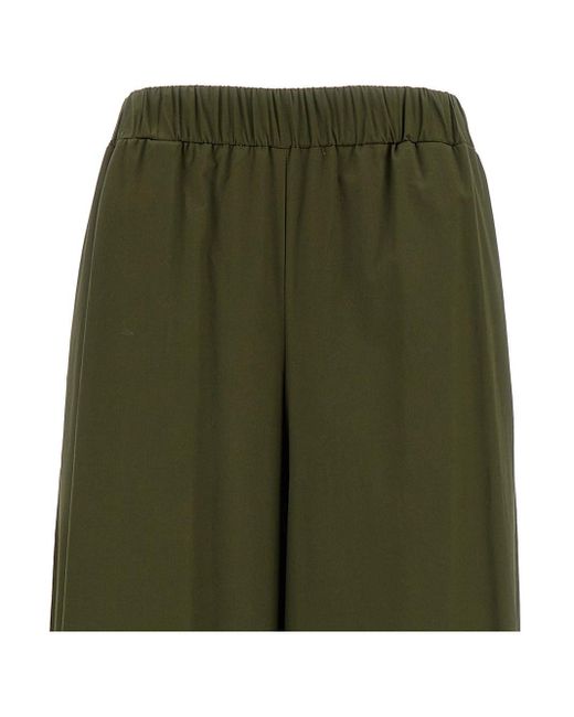 Pantalone A Vita Alta Elasticizzato di FEDERICA TOSI in Green