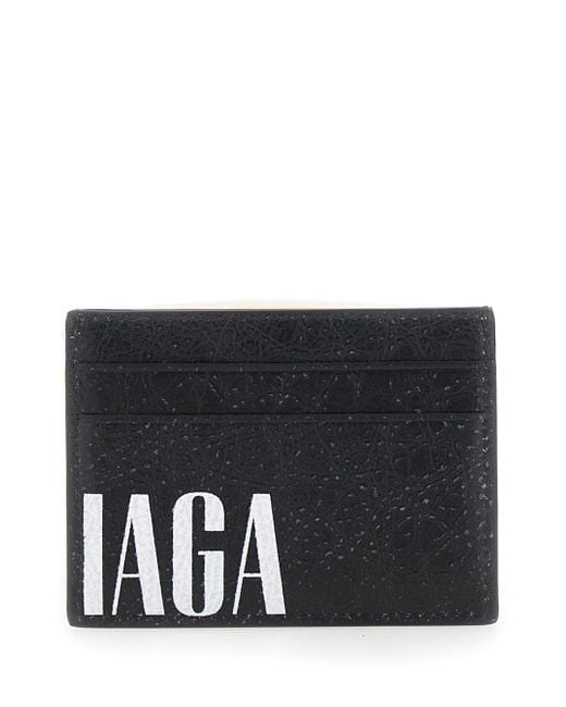 Balenciaga Black "Editor" Card Holder for men