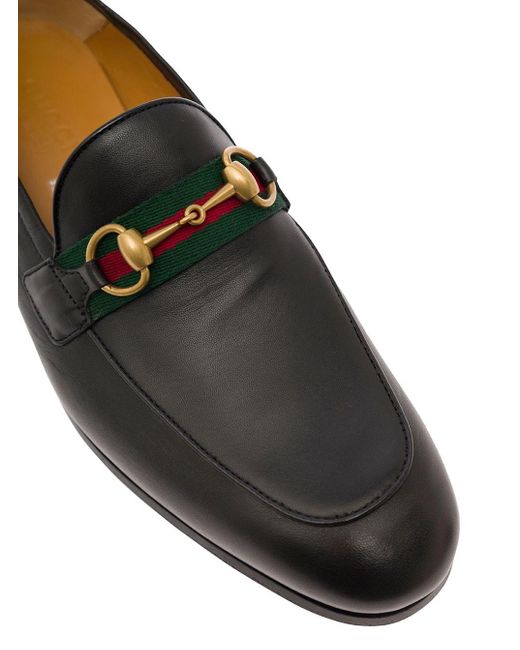 Gucci White 'Brixton' Loafers With Horsebit Detail for men