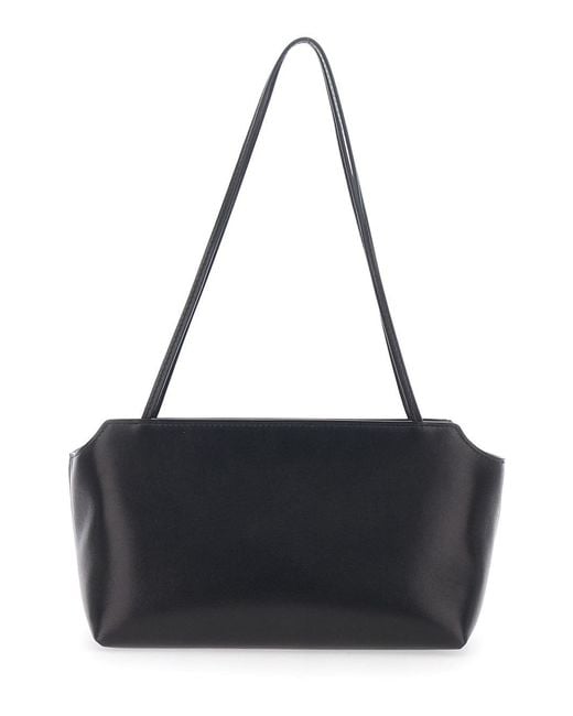 The Row Black Shoulder Bag 'Terrasse To-Go' With Leather Handles