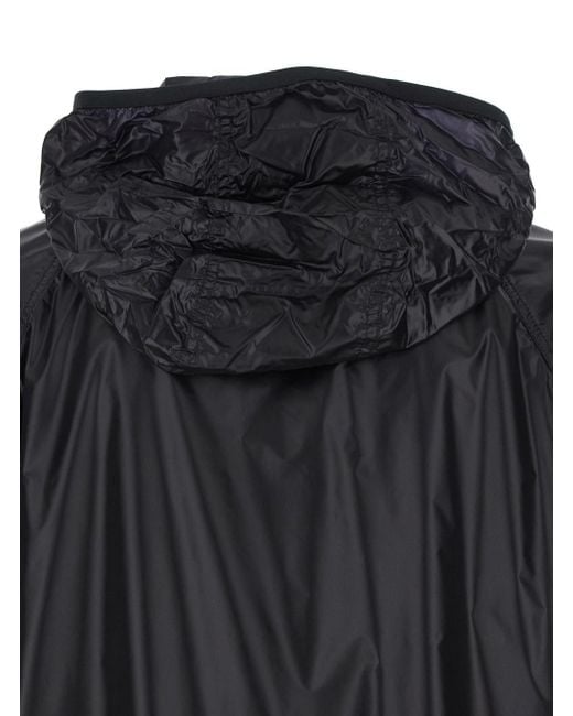 Moncler Genius Black 'Anubis' Jacket With Foldable Design And Iconic Logo Patch for men
