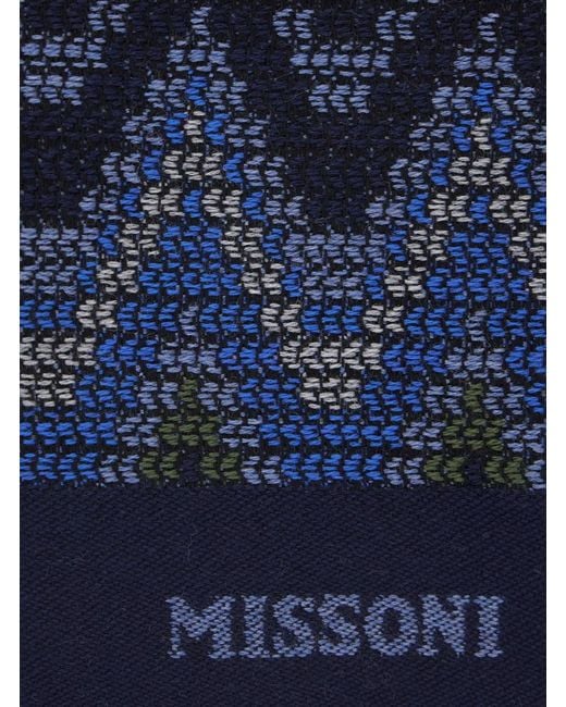 Missoni Blue Scarf for men