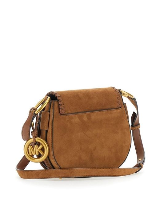 MICHAEL Michael Kors Brown Crossbody Bag Josie Suede