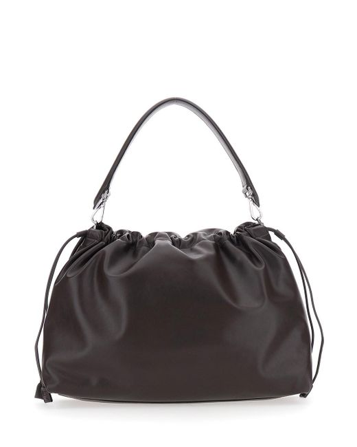 Fendi Black 'Mama Baguette Large' Shoulder Bag With Ff Closure On The Front for men