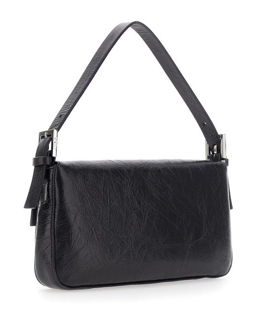 Fendi Black Baguette 26424 Vitello Jamie Look6