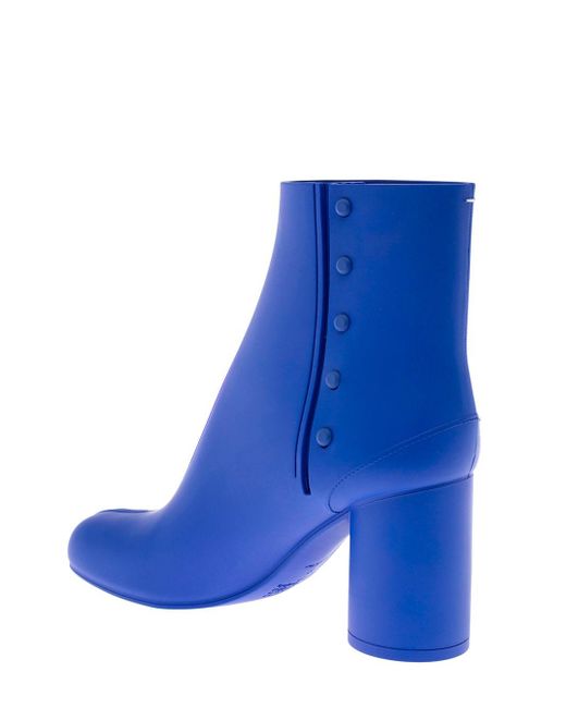 maison margiela blue boots