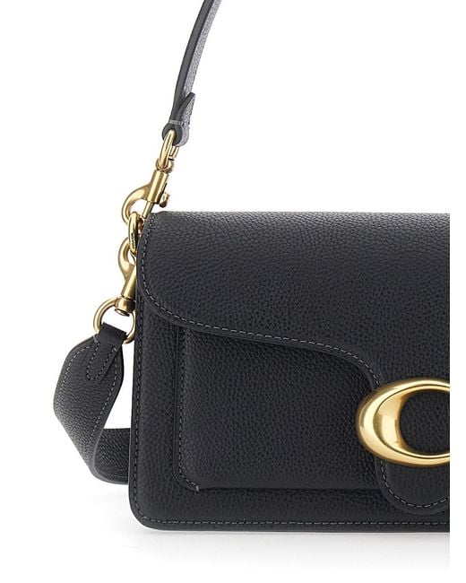 COACH Blue Shoulder Bag 'Tabby' With Clasp Closure