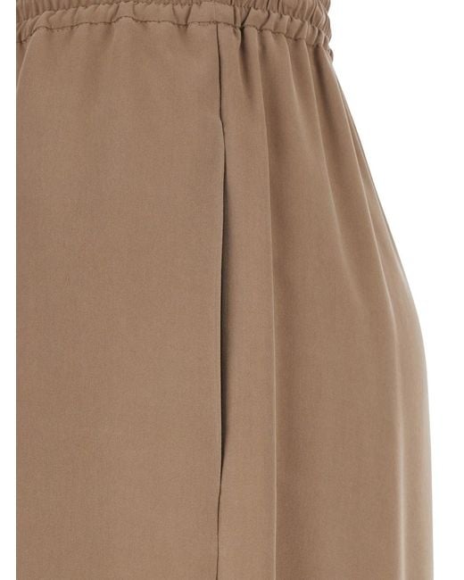 Max Mara Natural Pantaloni 'Genero' Con Vita Elasticizzata Con Coulisse