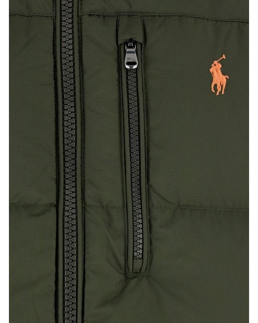 Polo Ralph Lauren Green Down Jacket Gorham for men