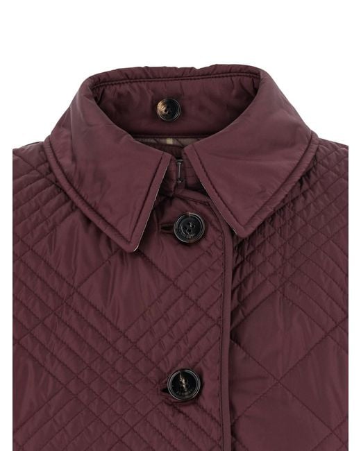 Burberry Purple Fernleigh Lth