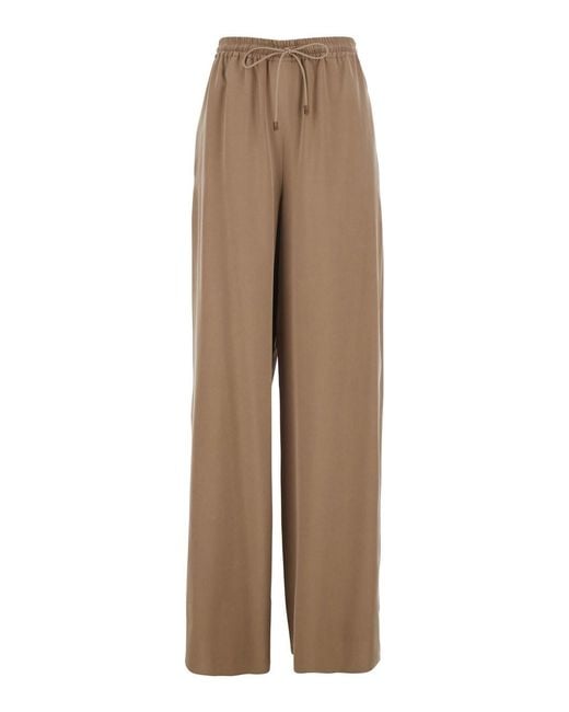 Max Mara Natural Pantaloni 'Genero' Con Vita Elasticizzata Con Coulisse