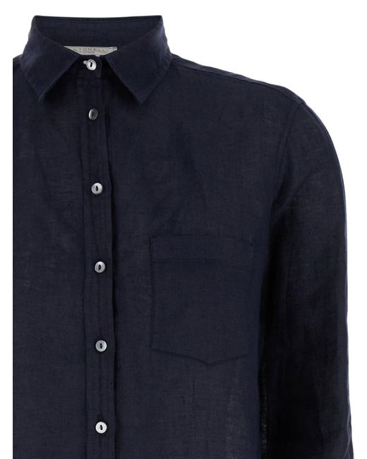 Antonelli Blue Shirt With Buttons