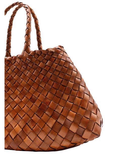 Borsa A Mano 'Santa Croce' Con Due Manici Superiori E di Dragon Diffusion in Brown