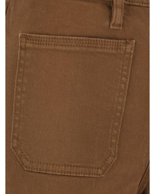 FRAME Brown 'Le Slim Palazzo' Jeans With Wide Leg
