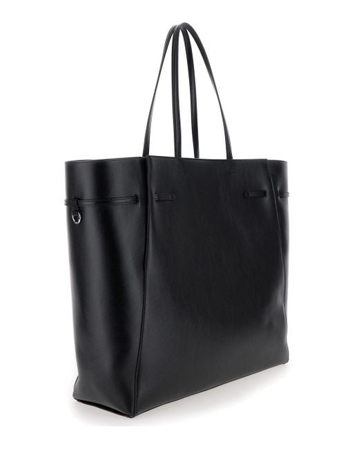 Givenchy Black 'Voyou Large East West' Tote Bag With Logo Detail And B