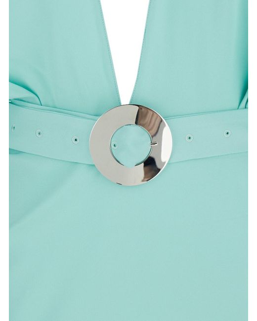 ‎Taller Marmo Green Florida' Light Mini Dress
