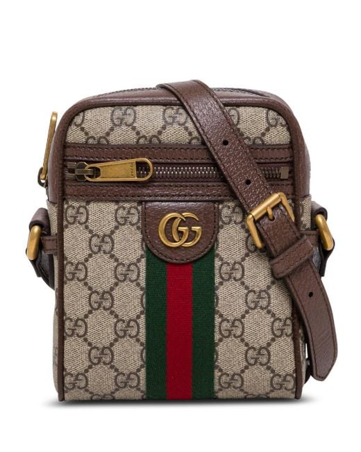 Gucci Brown Ophidia GG Shoulder Bag for men
