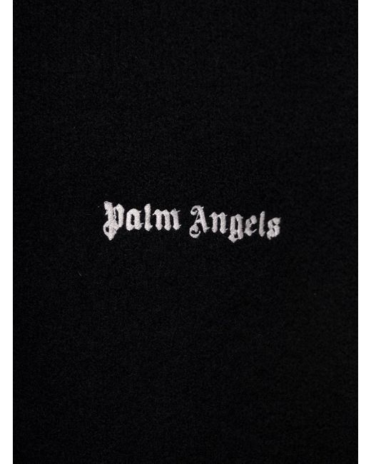 Palm Angels Black Maglia Logo Grande for men