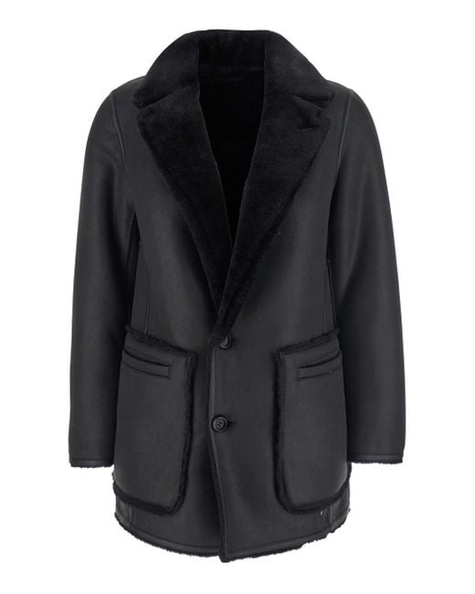 Urbancode Black Single-Breasted Jacket With Classic Lapels