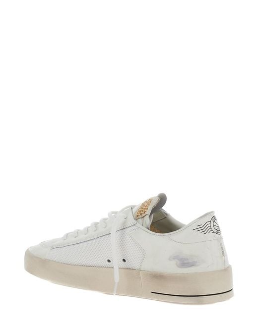 Golden Goose Deluxe Brand White Stardan' Low Top Sneakers for men