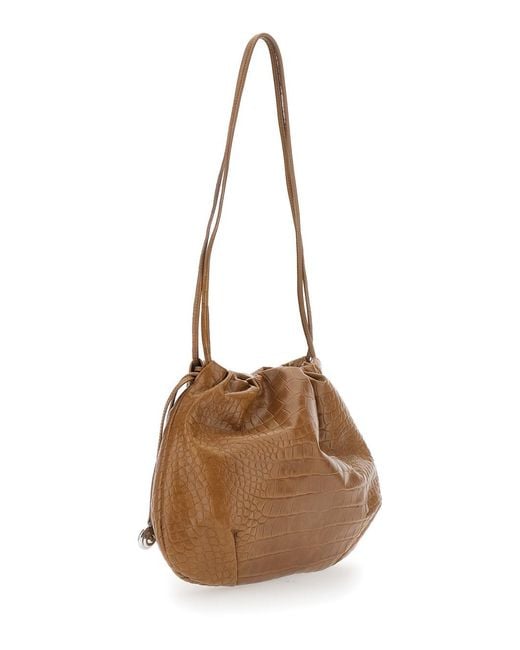 Liffner Brown Charm Pouch