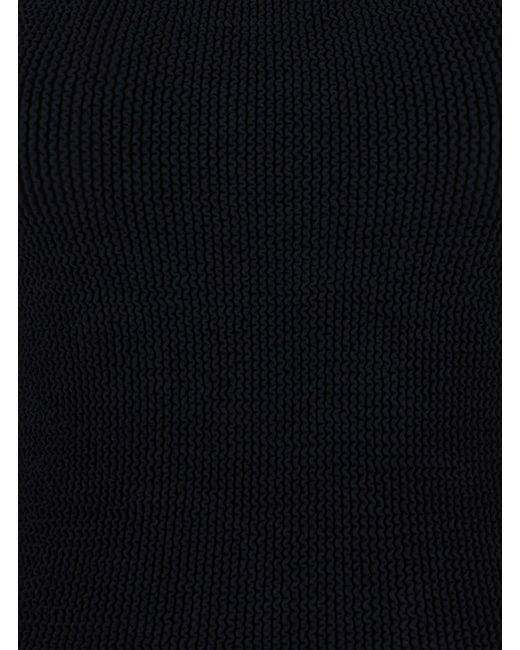 Hunza G Black One-Piece Swimsuit Pamela Swim