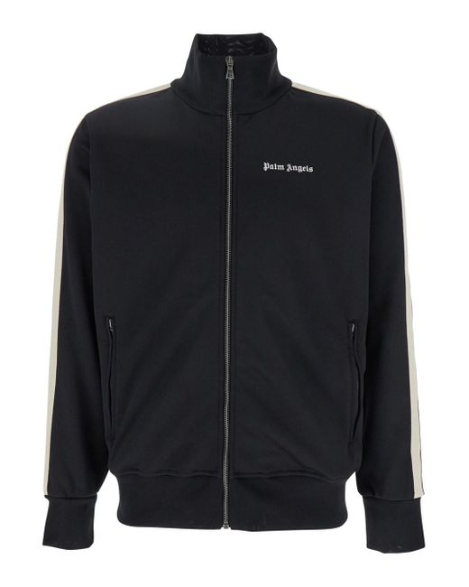 Palm Angels Black Classic Logo' Sweatshirt for men