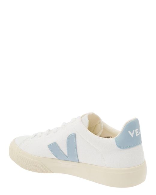 Veja White And Light Sneakers With Logo Details