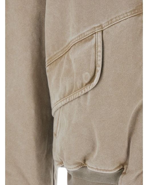 Giubbotto Con Colletto A Contrasto E Effetto Vissuto di Wooyoungmi in Brown da Uomo