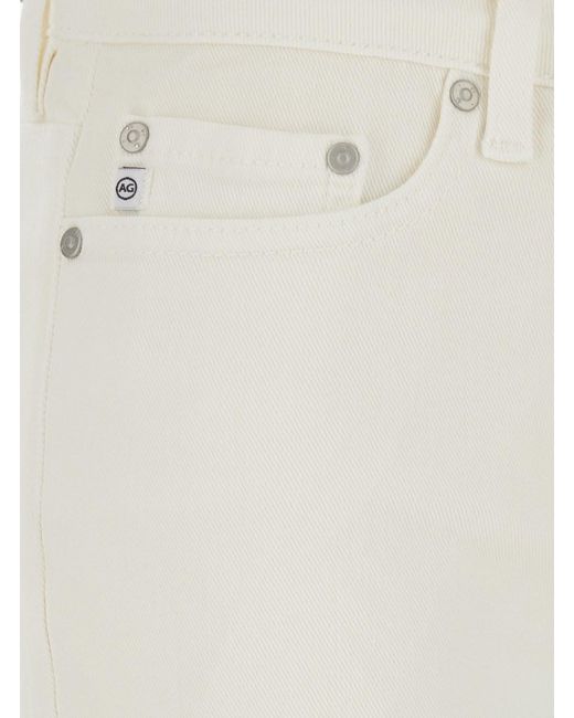 AG Jeans White Jeans Flared Cotton