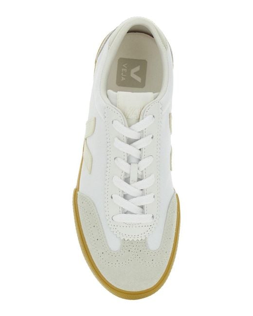Veja White Sneakers Volley Low Top