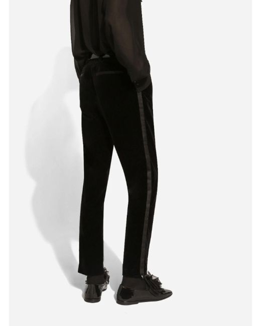 Dolce & Gabbana Black Pants With Belt Loops for men